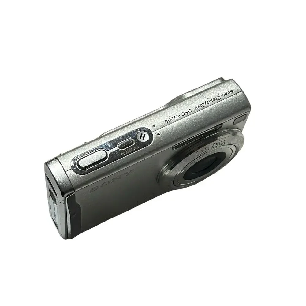 Sony Cybershot DSC-W290 12.1 Mega Pixels Camera Silver - No Charger Untested